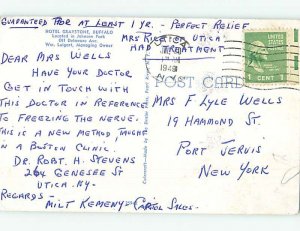 1940's HOTEL SCENE Buffalo New York NY AE1132