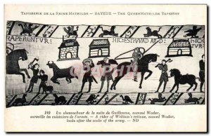 Old Postcard Queen Mathilde Bayeux Tapestry A Rider's after William Wadar