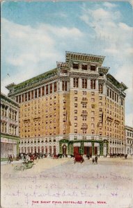 Saint Paul Hotel St. Paul MN Minnesota c1910 Postcard F17