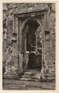 Hampshire Postcard - Portchester Castle - The Porch of The Hall - Ref 6239A