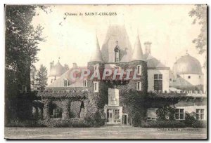 Old Postcard Chateau De Saint Cirgues