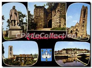 Old Postcard Chateau Thierry Aisne Remembrance Statue of Jean de la Fontaine ...