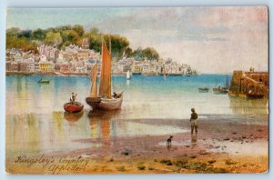 Appledore Devon England Postcard Kingsley's Country 1972 Oilette Tuck Art