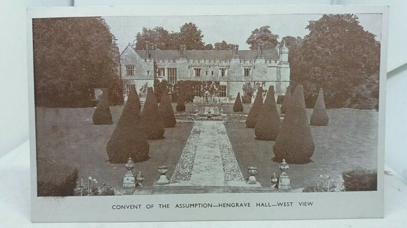 Vintage Postcard Convent of the Assumption Hengrave Hall Posted 1955 VGC for Age