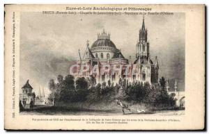 Old Postcard Dreux Chaptelle St. Louis Sepulture of the family & # 39Orleans