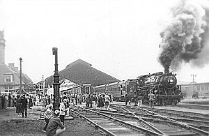 Portland ME Portland ME Union Station Last Train Run Real Photo Postcard