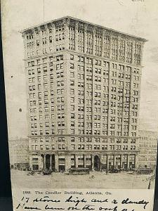 Postcard Early View of Chandler Building in Atlanta, GA T2