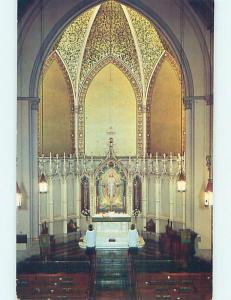 Unused Pre-1980 LUTHERAN CHURCH SCENE New York City NY L4151