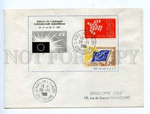 417935 FRANCE Council of Europe 1961 year Strasbourg European Parliament COVER