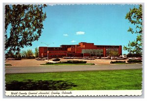 Weld County General Hospital Greeley Colorado Postcard Continental View Card