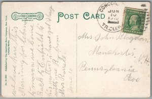 CONCORD NH MAIN STREET PENACOOK ANTIQUE POSTCARD