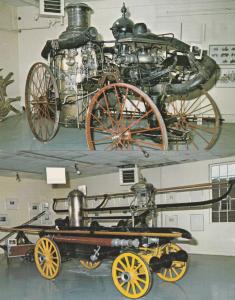 (2 cards) Firefighters Museum - Yarmouth NS, Nova Scotia, Canada