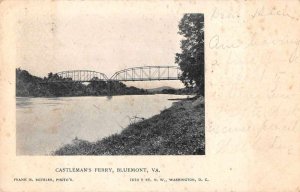 Bluemont Virginia Castleman's Ferry Scenic View Vintage Postcard AA1157