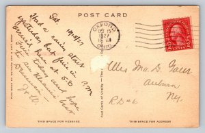 Oxford  Ohio   Ogden Hall  Miami University     Postcard