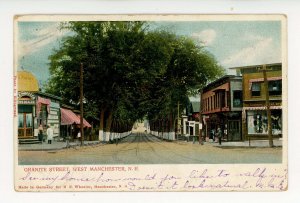 NH - West Manchester. Granite Street ca 1906