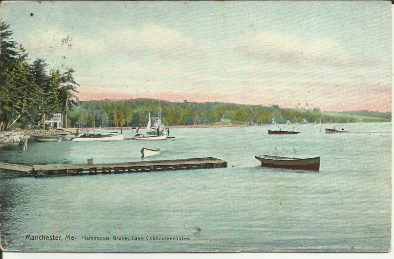 Manchester, Me., Hammonds Grove, Lake Cobbosseecontee