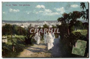 Tunisia Tunis Old Postcard General view (women)