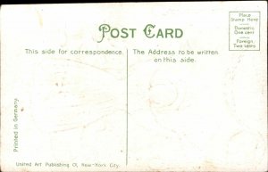 Easter - Well-Dressed Fancy Children Eggs & Flowers c1910 Postcard