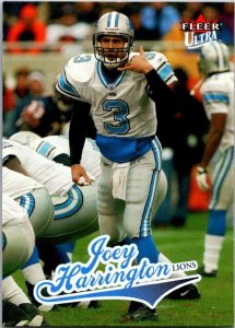 2004 Fleer Football Card Joey Harrington Detroit Lions sk9329