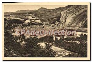 Old Postcard The Alps Picturesque Sisteron General view