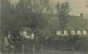 Postcard RPPC California Sisson Fish Hatchery #1 occupation 23-5506