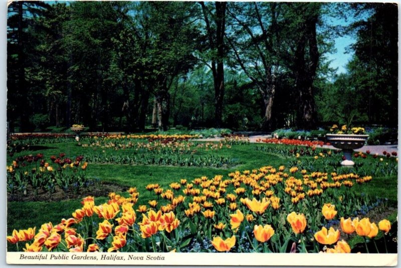 Postcard - Beautiful Public Gardens - Halifax, Canada