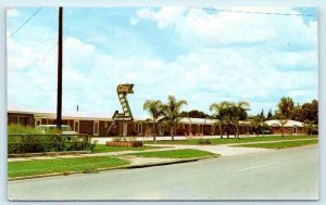 ARCADIA, FL Florida ~ Roadside CITY MOTEL c1961 DeSoto County Postcard