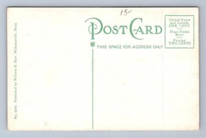 FUTURE TRANSPORTATION AVIATION ORANGE MASSACHUSETTS POSTCARD (c.1910)