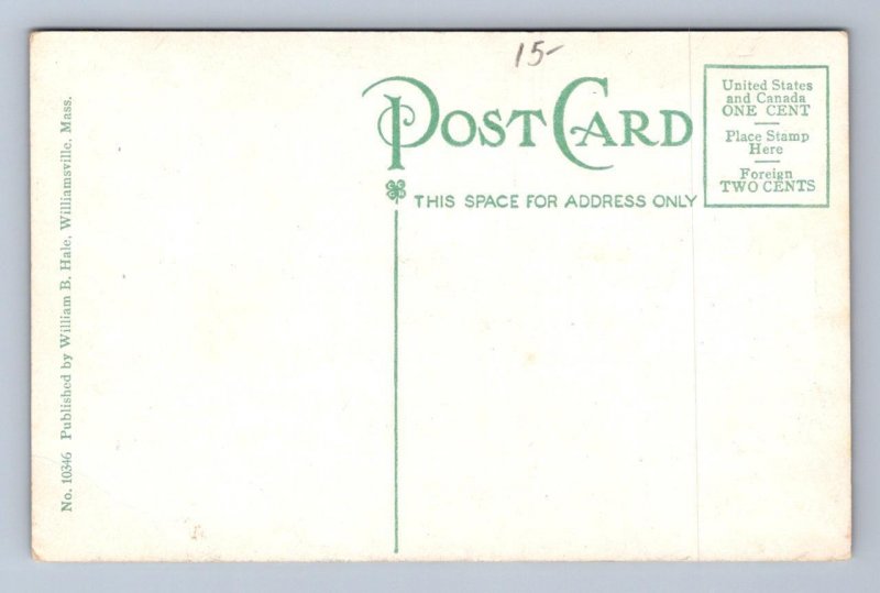 FUTURE TRANSPORTATION AVIATION ORANGE MASSACHUSETTS POSTCARD (c.1910)