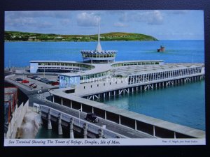 Isle of Man DOUGLAS Sea Terminal c1970's Postcard by John Hinde 310M3