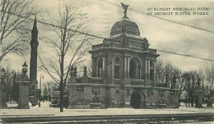 Michigan Detroit 1907 Water Works Hurlburt Memorial Gate Postcard 22-5168