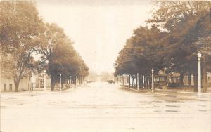 C28/ Sturgis Michigan Mi Real Photo RPPC Postcard 1922 Main Street Homes