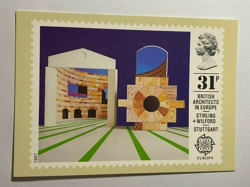 UNUSED ROYAL MAIL PHQ POSTCARD - BRITISH ARCHITECTS IN EUROPE (KK3704) 