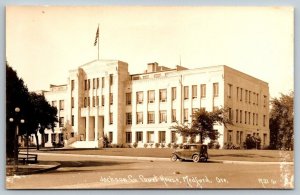 RPPC Real Photo Postcard -Jackson County Courthouse - Medford, Oregon