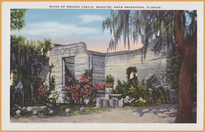 Bradenton, FLA., Ruins of Braden Castle, Manatee - 