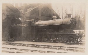 LNWR 4-6-0 Class No 5472 Richard Moon Antique Real Photo Train Postcard