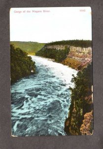 ON Gorge Niagara Falls New York NY Ontario Canada Postcard Carte Postale