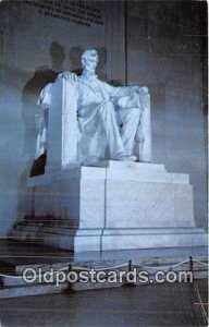 Lincoln Statue Sculpted by Daniel Chester French 1960 