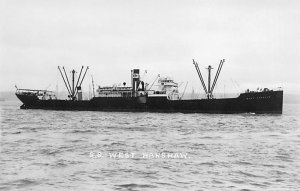 SS West Harshaw Real Photo Lykes Bros. Steamship Co., Inc. Ship 