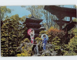 Postcard Japanese Tea Garden San Francisco California USA