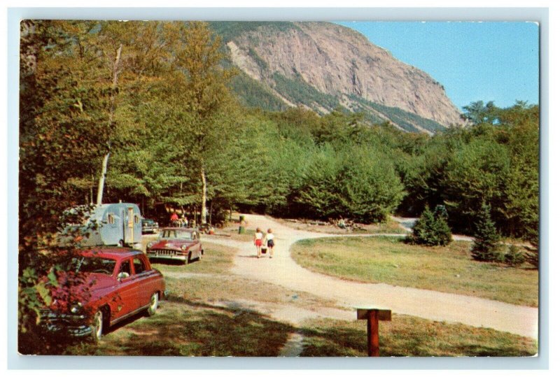 c1950's Lafayette Campground Cars Franconia Notch New Hampshire NH Postcard 