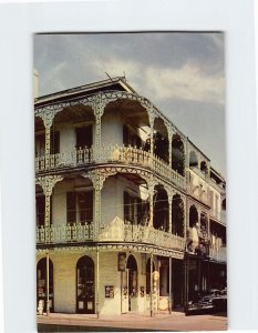 Postcard Lace Balconies, New Orleans, Louisiana