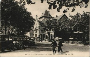 CPA AIX-les-BAINS Place de l'Hotel de Ville (1192373)