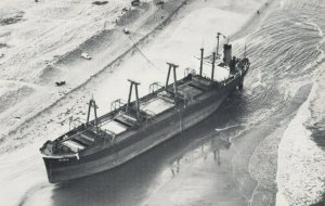 ORLEANS, Massachusetts ,1984; Shipwreck Maltese Freighter Elda