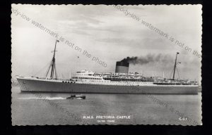UC010 - Union Castle Liner - Pretoria Castle - postcard