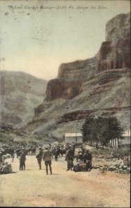 Grand Canyon Arizona AZ Indian Garden Camp c1910 Postcard