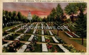 Moravian Graveyard in Winston-Salem, North Carolina