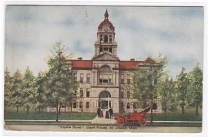 Court House St Joseph Michigan 1908 postcard