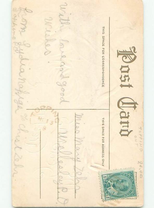 Divided-Back CHRISTMAS SCENE Great Postcard W8692