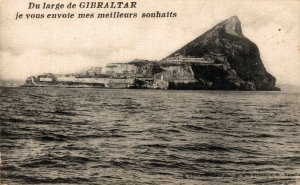 Gibraltar Rock of Gibraltar Vintage Postcard 08.57